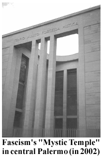 Фашистский «Мистический храм» в Палермо, теперь офисное здание.