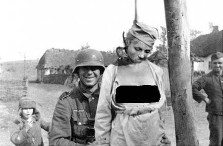 Жестокие пытки женщин фашистами